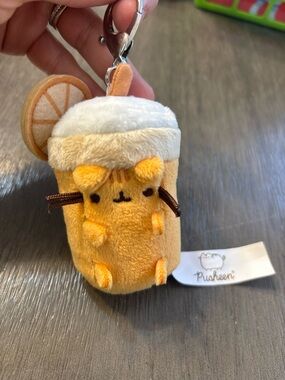 Pusheen Surprise Plush Series 19 Orange Juice Keychain